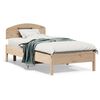 vidaXL Estructura de cama sin colch&oacute;n madera maciza pino 75x190 cm