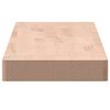 vidaXL Estante de pared madera maciza de haya 100x20x4 cm