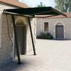 vidaXL Toldo retr&aacute;ctil autom&aacute;tico con postes gris antracita 3,5x2,5 m