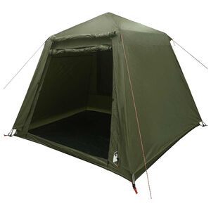 vidaXL Tienda de pesca para 4 personas apertura r&aacute;pida verde oliva