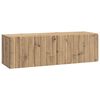 vidaXL Mueble de TV de pared 98 x 31 x 30 cm Roble artisan
