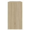 vidaXL Mesa consola de madera contrachapada roble Sonoma 89x41x76,5 cm