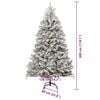 vidaXL &Aacute;rbol de Navidad artificial Verde y 300 cm PVC y Metal