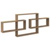 vidaXL Estante de pared Roble artisan 130 x 10 x 50 cm