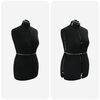 vidaXL Forma de vestido ajustable femenina Negro m Terciopelo