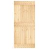 vidaXL Puerta corredera con herrajes madera maciza de pino 95x210 cm