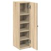 vidaXL Mueble de ba&ntilde;o con portarrollos roble Sonoma 20,5x22x72 cm