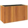 vidaXL Jardinera de madera maciza de acacia 59x27,5x35 cm