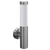 vidaXL L&aacute;mpara de pared RVS para interior y exterior impermeable