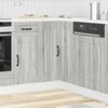 vidaXL Mueble de cocina esquina Kalmar gris sonoma madera ingeniería