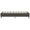 vidaXL Cama box spring tela gris oscuro 100x200 cm