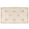 vidaXL Cojines para palets de suelo 7 unidades algod&oacute;n beige