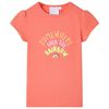 Camiseta infantil color coral 92