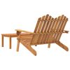vidaXL Juego de muebles de jardín Adirondack 2 piezas madera acacia