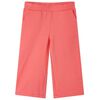 Pantal&oacute;n infantil con perneras anchas coral 128