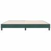 vidaXL Estructura cama sin colch&oacute;n terciopelo verde oscuro 180x210 cm