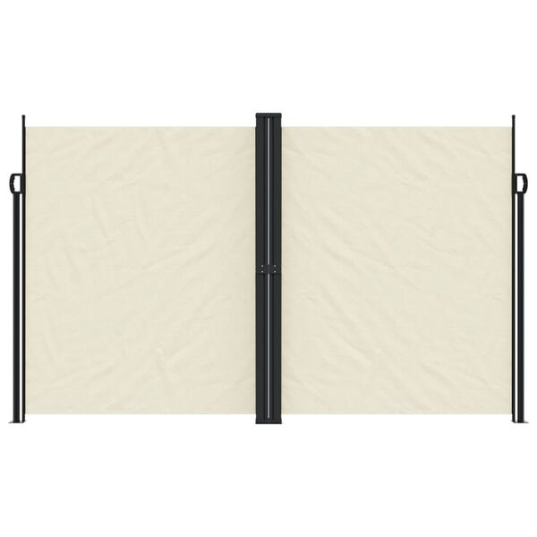 vidaXL Toldo lateral retr&aacute;ctil crema 200x1200 cm