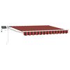 vidaXL Toldo manual retr&aacute;ctil con LEDs 3,5 x 2 m