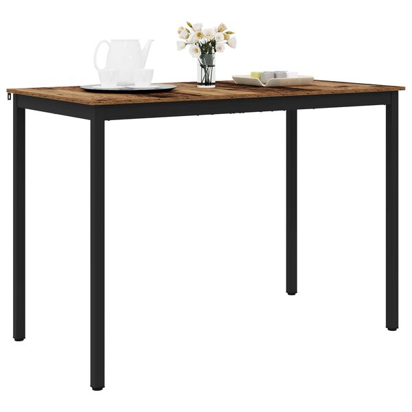 vidaXL Mesa de barra de pie Madera de ingenier&iacute;a