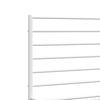 vidaXL Estructura cama sin colch&oacute;n con estribo metal blanco 193x203 cm