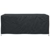 vidaXL Funda para muebles Liso Negro 240 x 140 x 90 cm 420D
