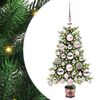 vidaXL Árbol de Navidad con 150 LED con soporte Verde 65 cm PE