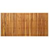 vidaXL Conjunto de comedor de jard&iacute;n de 7 piezas, 201,5 x 100 cm, madera maciza de acacia
