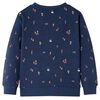 Sudadera infantil azul marino m&eacute;lange 140