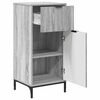 vidaXL Juego de muebles de ba&ntilde;o con caj&oacute;n con puerta 2 pcs Gris Sonoma