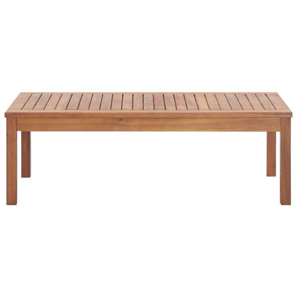 vidaXL Set de muebles de jard&iacute;n 4 pzs y cojines madera maciza acacia