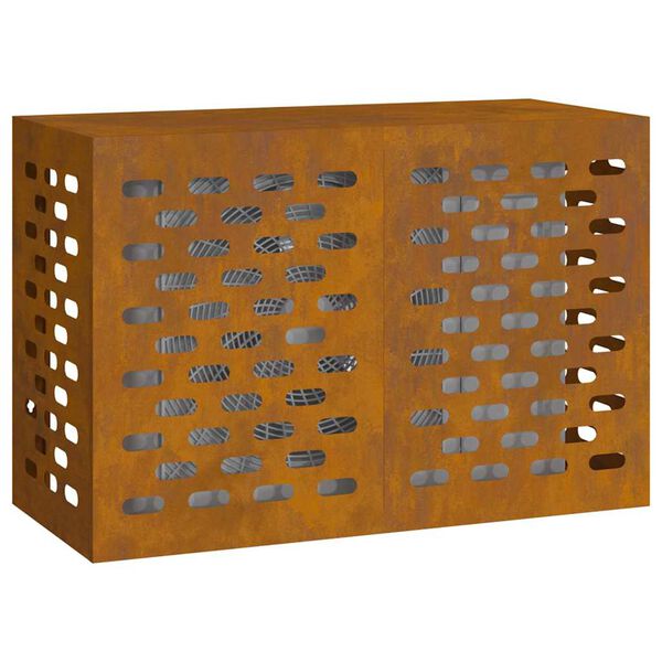 vidaXL Funda para Aire Acondicionado Oxidado 90 x 40 x 60 cm