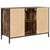 vidaXL Mueble de lavabo con cajones roble ahumado 90x34,5x60 cm
