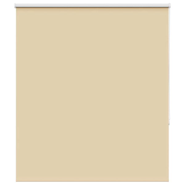 vidaXL Estor Enrollable Opaco Beige 135x130 cm Tela Ancho 131,6 cm