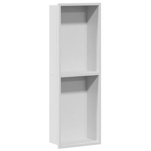 vidaXL Nichos de Ducha Blanco 60 x 20 x 9,5 cm Acero inoxidable