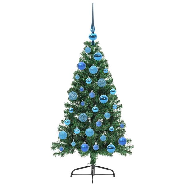 vidaXL &Aacute;rbol de Navidad Artificial Preiluminado Verde 120 cm PVC