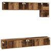 vidaXL Conjunto de mueble de TV 5 pcs Madera envejecida