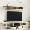 vidaXL Muebles de TV de pared madera de ingenier&iacute;a roble Sonoma