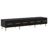 vidaXL Gabinete de TV 150 x 36 x 30 cm Roble Negro