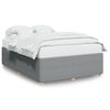 vidaXL Cama sin colch&oacute;n tela gris claro 160x200 cm