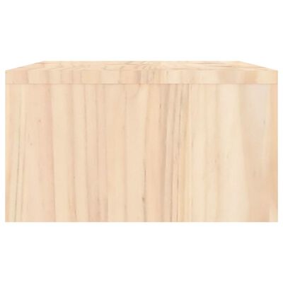 vidaXL Soporte para monitor madera maciza de pino 100x27x15 cm