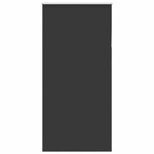 vidaXL Estor Enrollable Opaco negro 115x230 cm Tela Ancho 110,7 cm