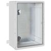 vidaXL Armario de Control Gris 42 x 19,5 x 50 cm Pl&aacute;stico ABS