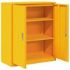 vidaXL Armario de almacenamiento Amarillo Mostaza 90 x 40 x 105 cm