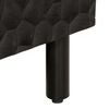 vidaXL Aparador alto madera maciza de mango negro 40x33x110 cm
