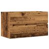 vidaXL Armario pared ba&ntilde;o madera ingenier&iacute;a envejecida 80x38,5x45cm