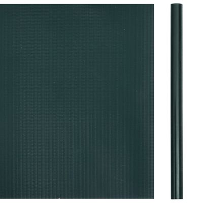 vidaXL Panel de valla de PVC verde mate 35x0,19 m