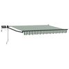 vidaXL Toldo manual retr&aacute;ctil con LEDs 3,5 x 2,5 m