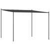 vidaXL Cenador acero y tela gris antracita 3x3 m 180 g/m&sup2;