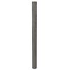 vidaXL Malla mosquitera de acero inoxidable plateada 100x1000 cm
