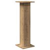 vidaXL Soportes altavoces 2 uds madera roble artesano 30x30x95 cm
